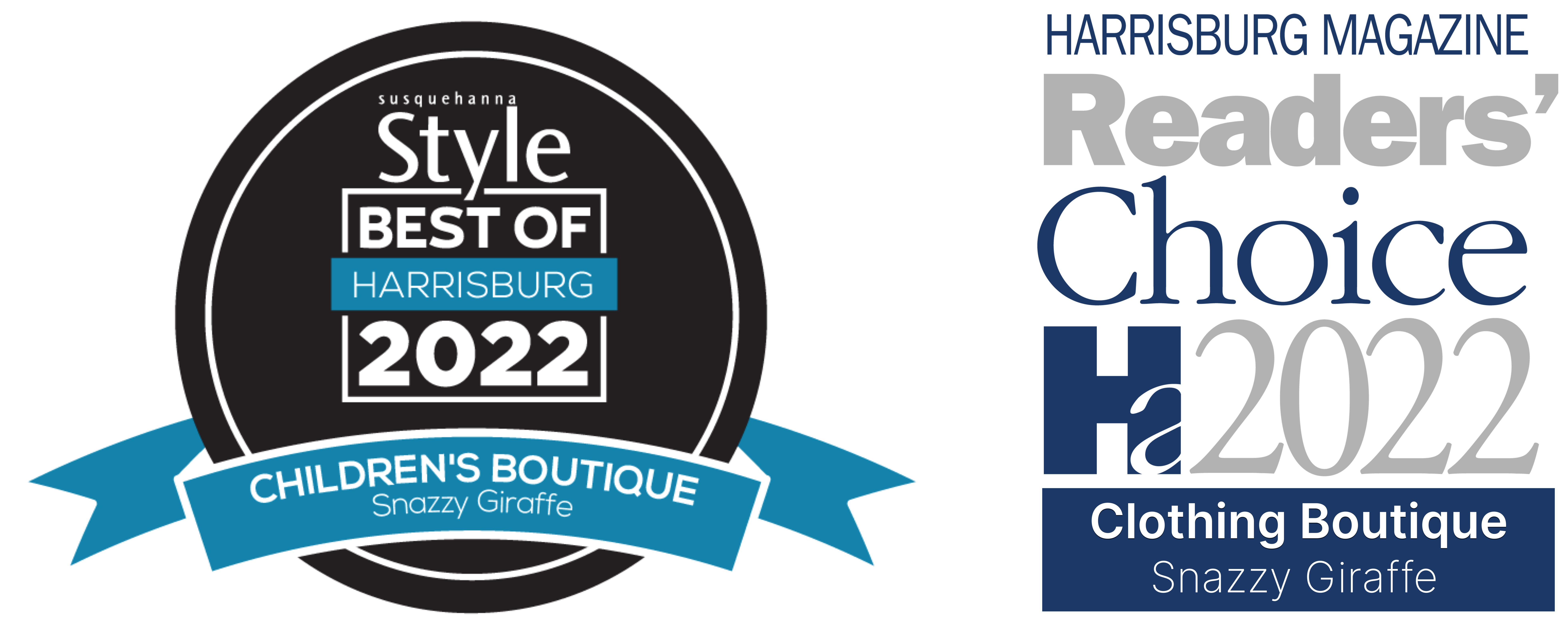Thank you for voting Snazzy Giraffe the Best Children's Boutique